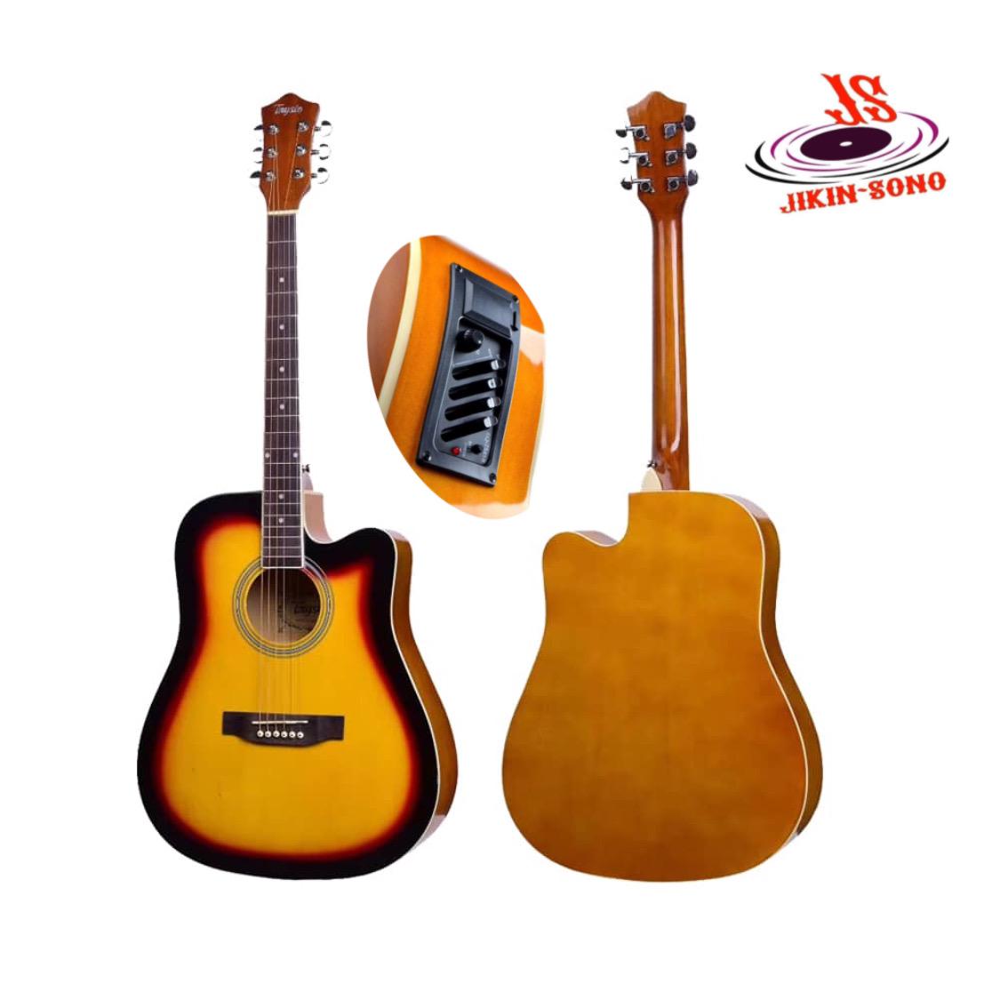 Guitare électrique acoustique simple